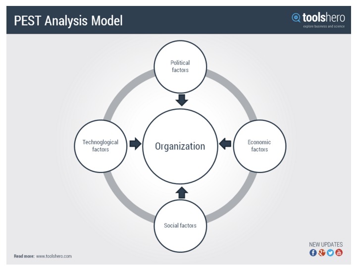 PEST analysis model example