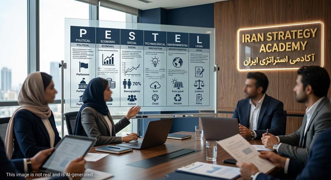 تجزیه و تحلیل PESTEL رادار استراتژیک مدیران برای ناوبری در محیط‌های پرالتهاب کسب‌وکار
