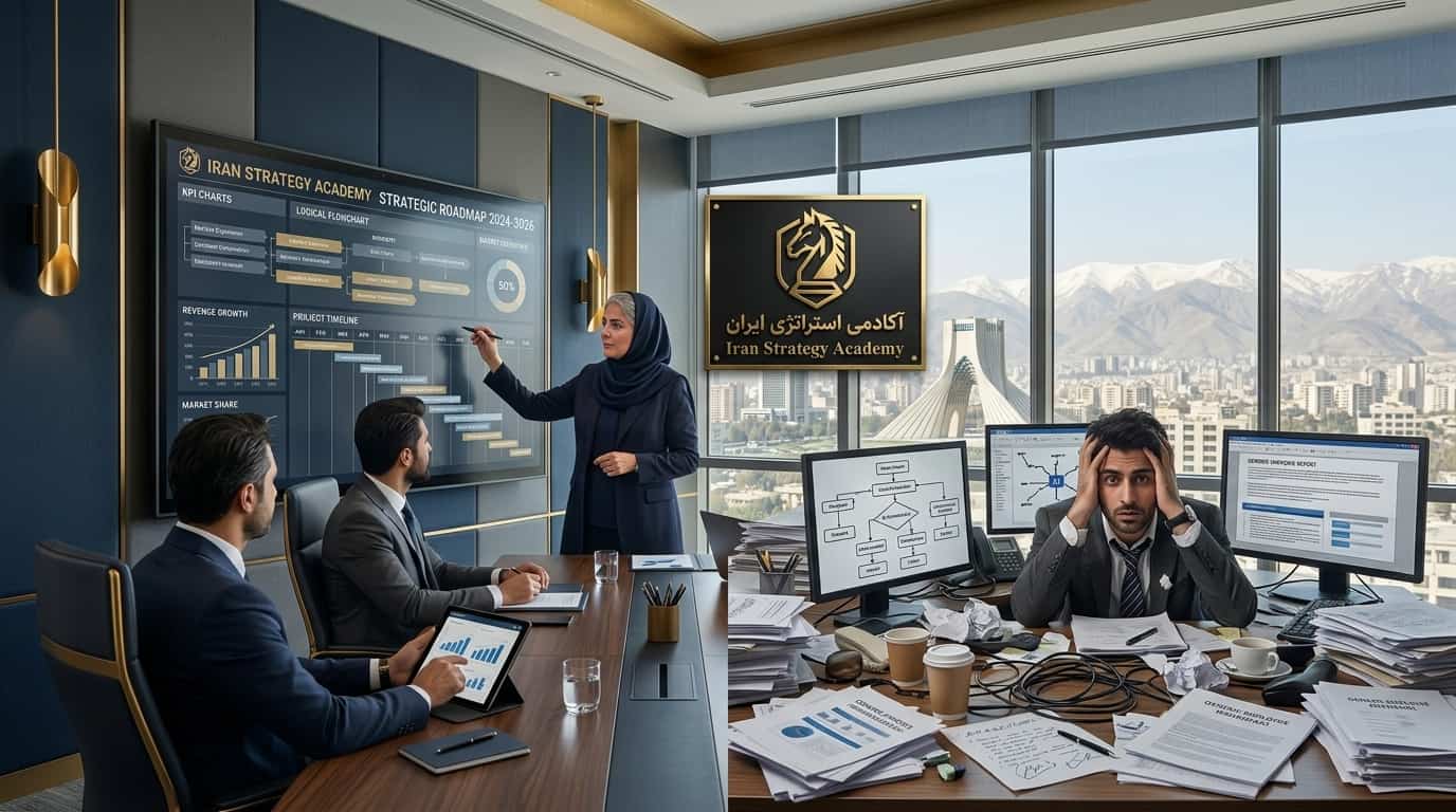 مقایسه هوش مصنوعی و مشاور استراتژی در تدوین استراتژی سازمانی